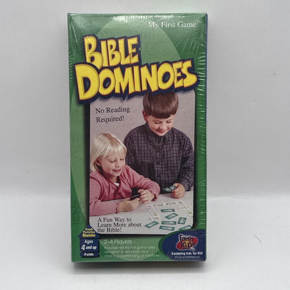 My First Game Bible Dominoes Christian Educational Game Ages 4 & Up 2-4 Players